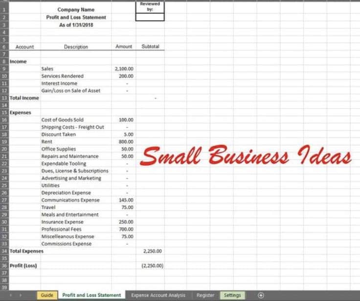 Business Income Calculator for Taxes