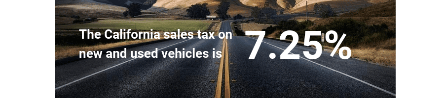 California Used Car Sales Tax &  Fees
