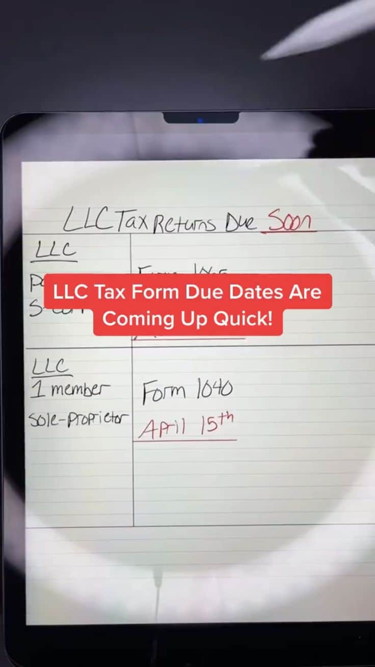 LLC Tax Returns Are Due Soon!!: An immersive guide by James