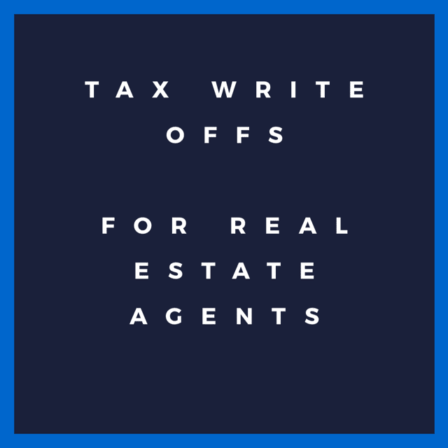 Tax Write Offs For Real Estate Agents